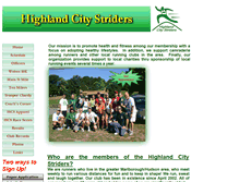 Tablet Screenshot of highlandcitystriders.org